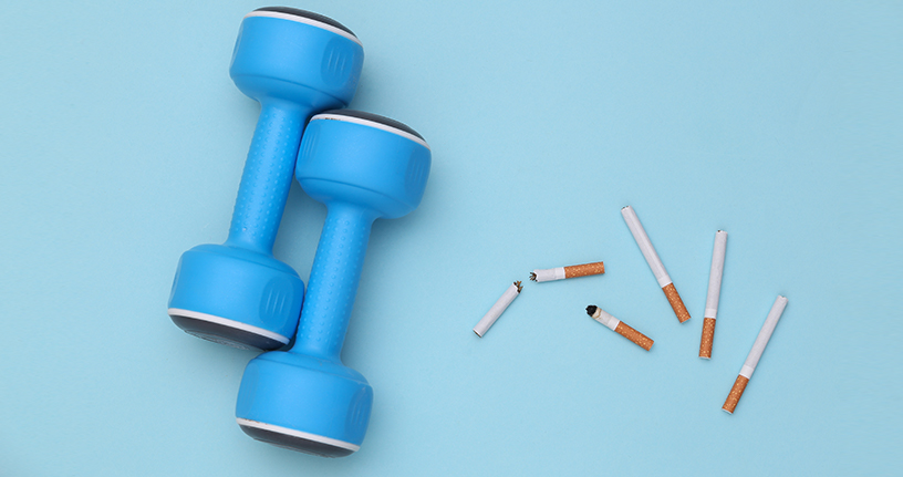 quit smoking and lose weight simultaneously